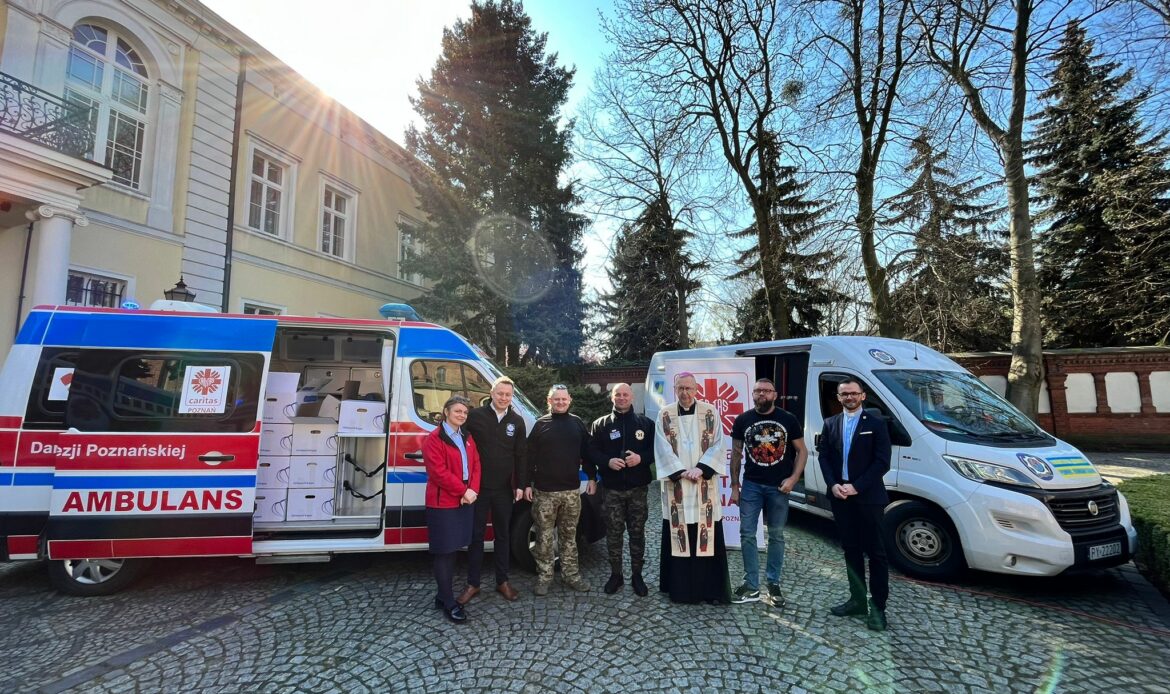 Caritas organizuje pomoc dla Ukrainy. Dwie karetki trafią do Bachmutu