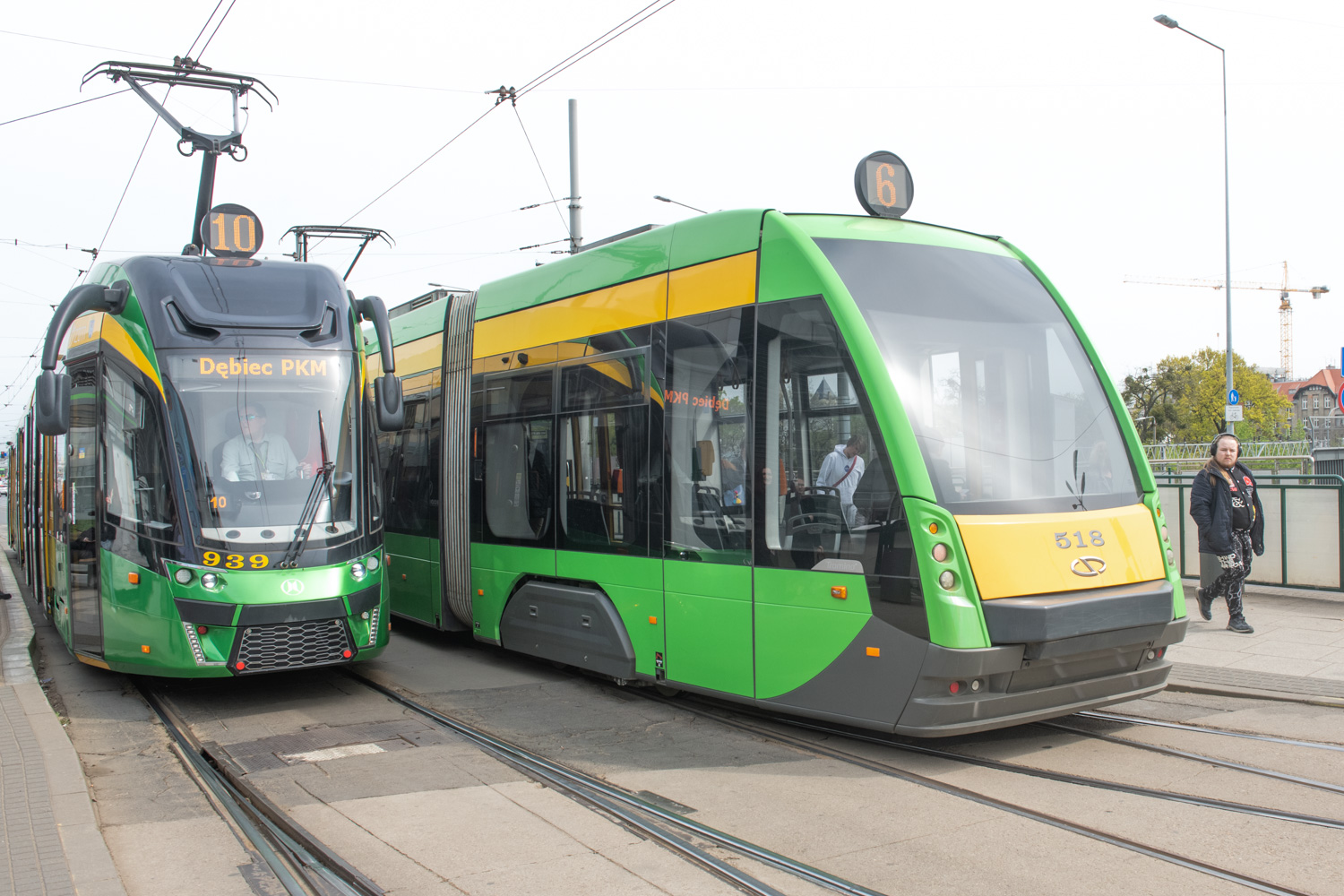 Uszkodzony tramwaj na Moście Dworcowym. Duże utrudnienia