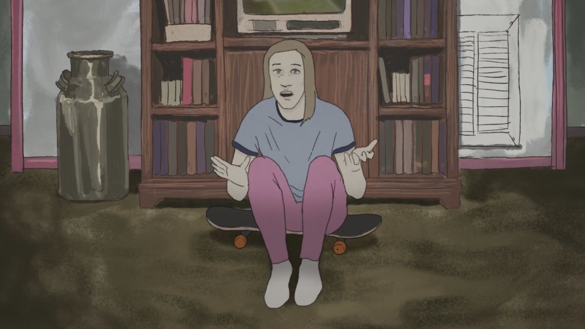 Kadr z filmu „My Year of Dicks” Sary Gunnarsdóttir, za który otrzymała nagrodę na festiwalu „Animator” w 2022 roku
