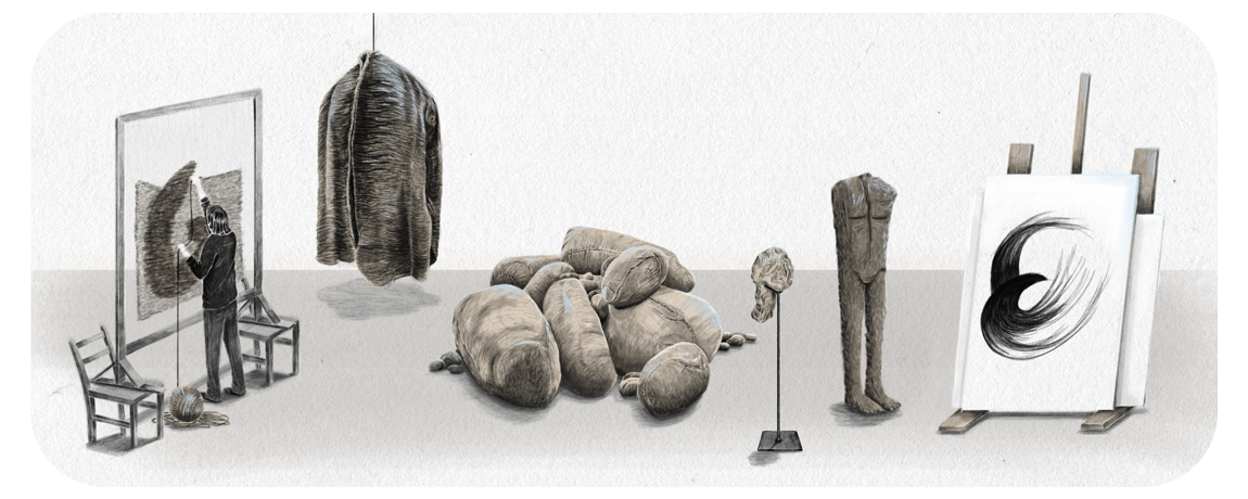 Magdalena Abakanowicz upamiętniona przez Google Doodle