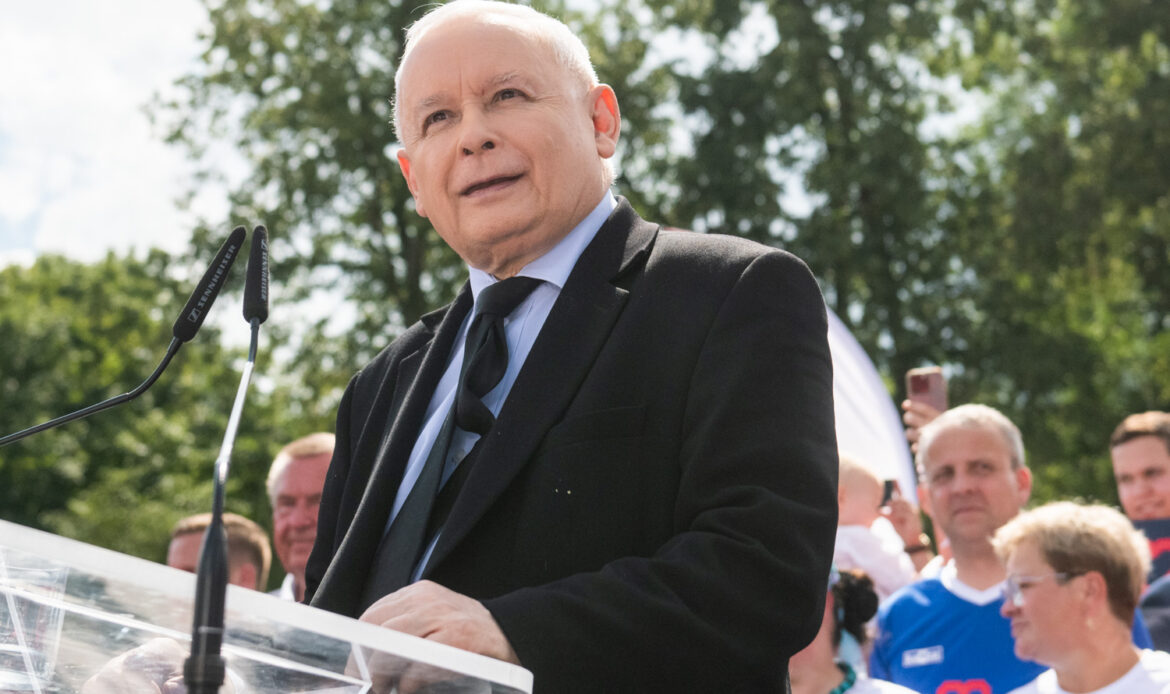 Jarosław Kaczyński w Wielkopolsce. Protest i mocne hasła