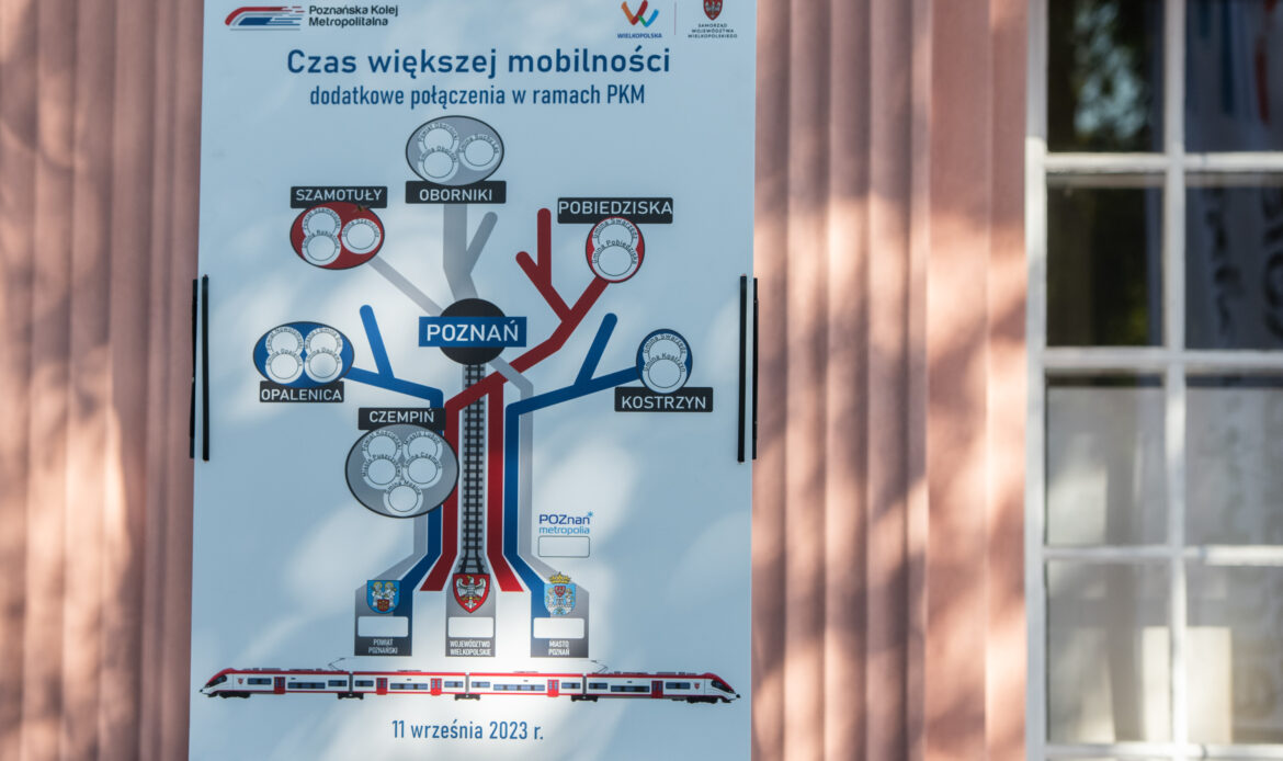 Nowe połączenia kolejowe od grudnia. Pięć lat Poznańskiej Kolei Metropolitarnej