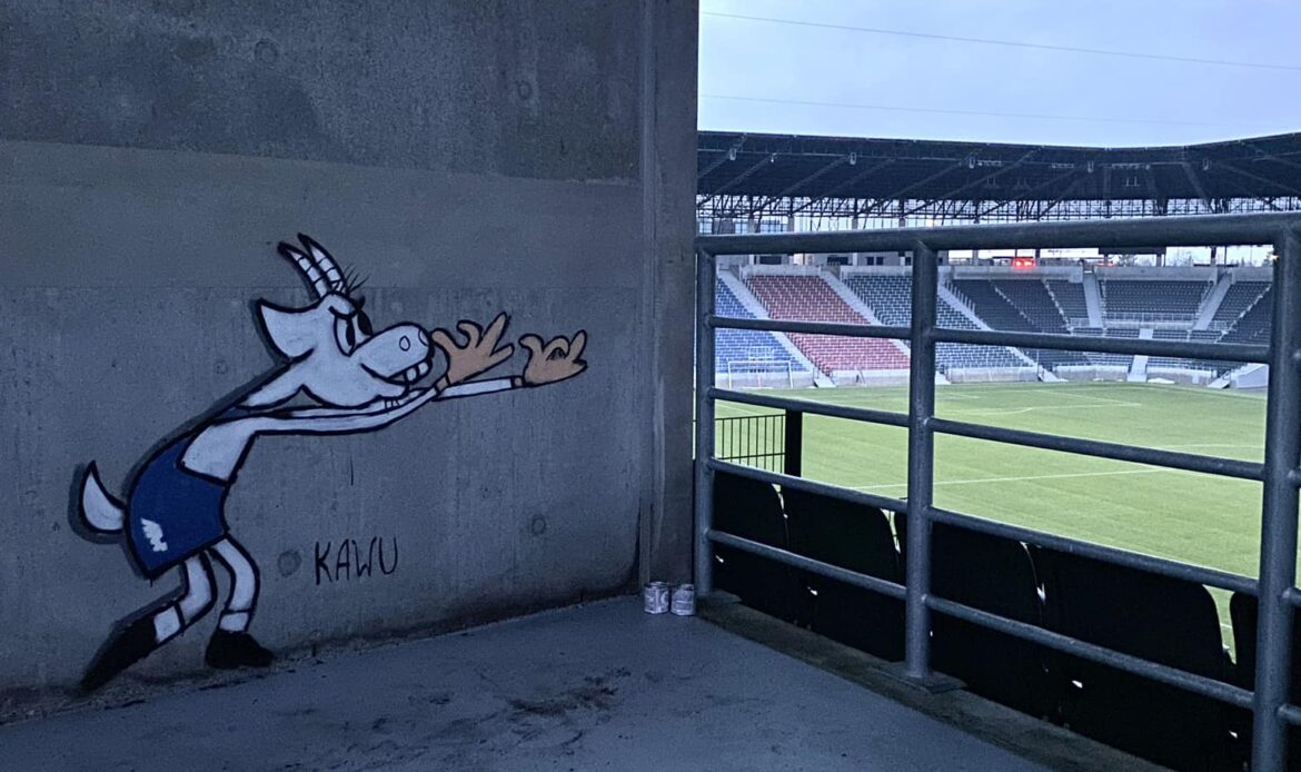 KAWU pokazał koziołka na stadionie Pogoni