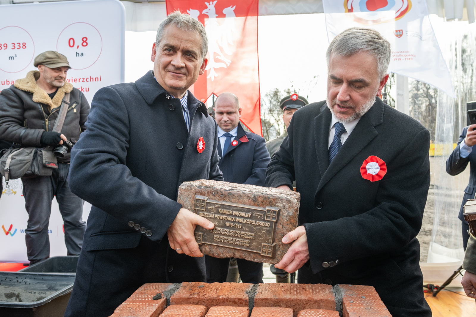 Wmurowanie kamienia węgielnego. Tu będzie Muzeum Powstania Wielkopolskiego 1918-1919 [ZDJĘCIA]