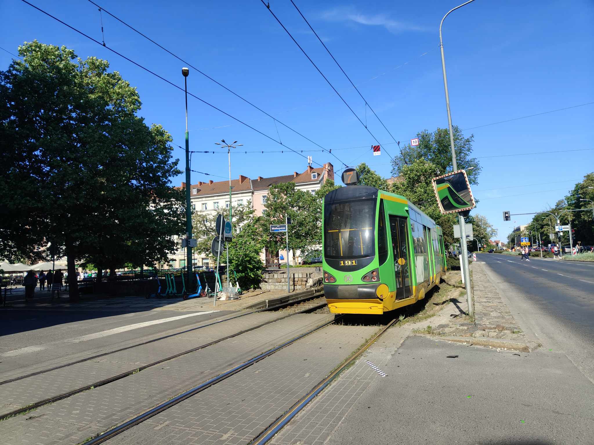 Stoją tramwaje na Wolnicy. Winny taksówkarz?