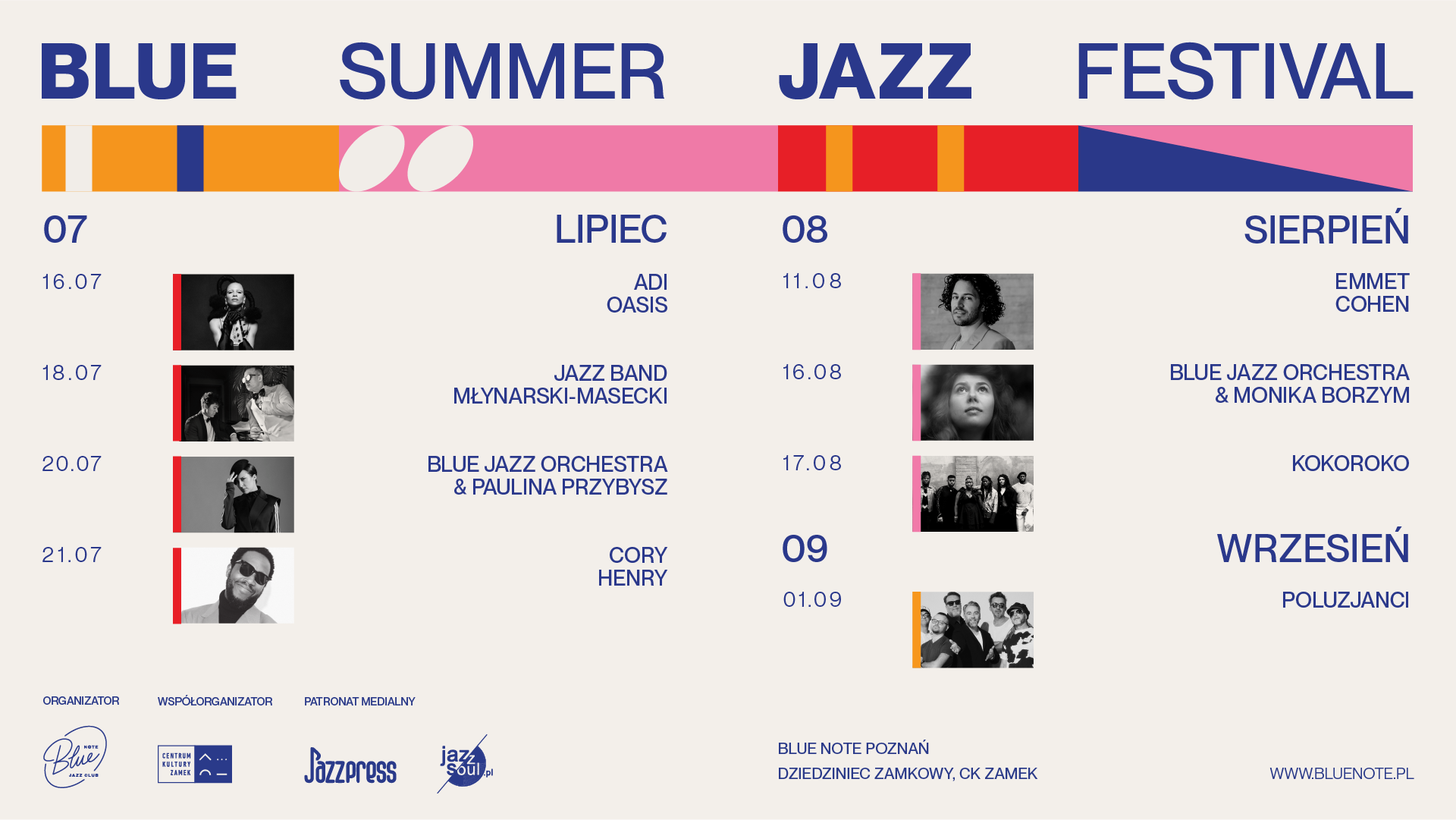 Muzyczne gwiazdy w Poznaniu. Rozpoczyna się Blue Summer Jazz Festival ...