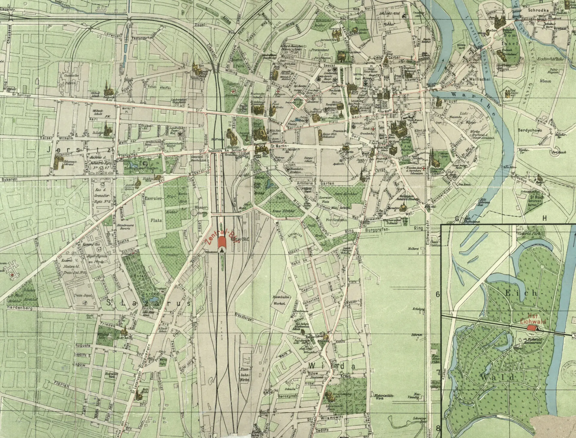 Są bezpłatne mapy. Z nimi odkryjesz poznańskie fyrtle