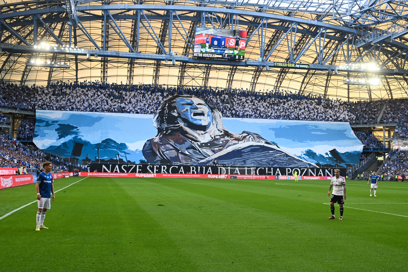 Kibice szykują oprawę na mecz z Legią