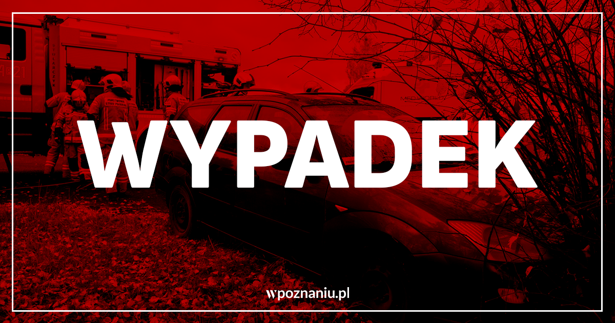 Wypadek na Junikowie. Autobus zderzył się z tramwajem. Jedna osoba poszkodowana