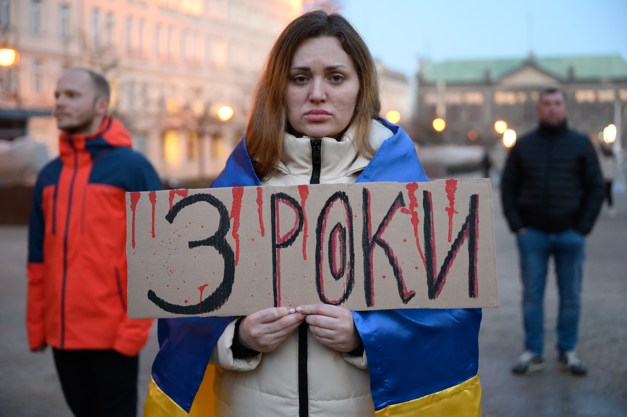 Trzy lata od rozpoczęcia inwazji na Ukrainę. „Za wolność całego świata”