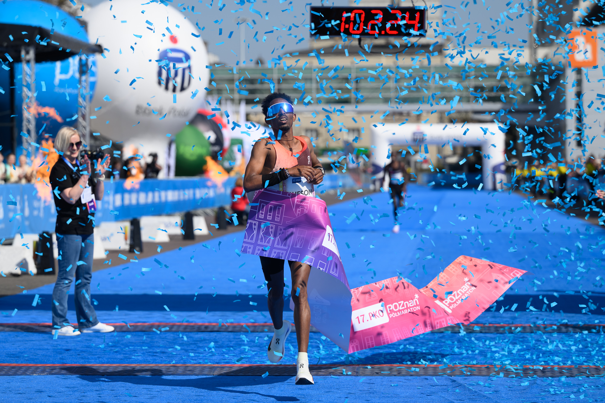 Erytrejczyk i Ukrainka zwycięzcami 17. PKO Poznań Półmaratonu. Polacy na podium [ZDJĘCIA]