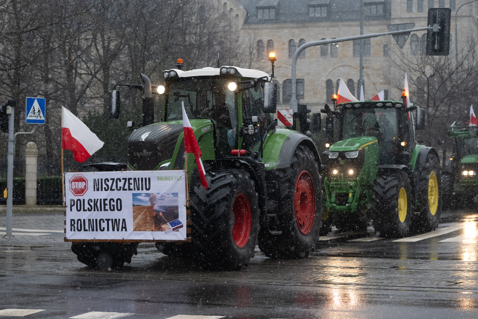 Protest rolników. Traktory jeszcze tego ranka wyjadą na poznańskie ulice