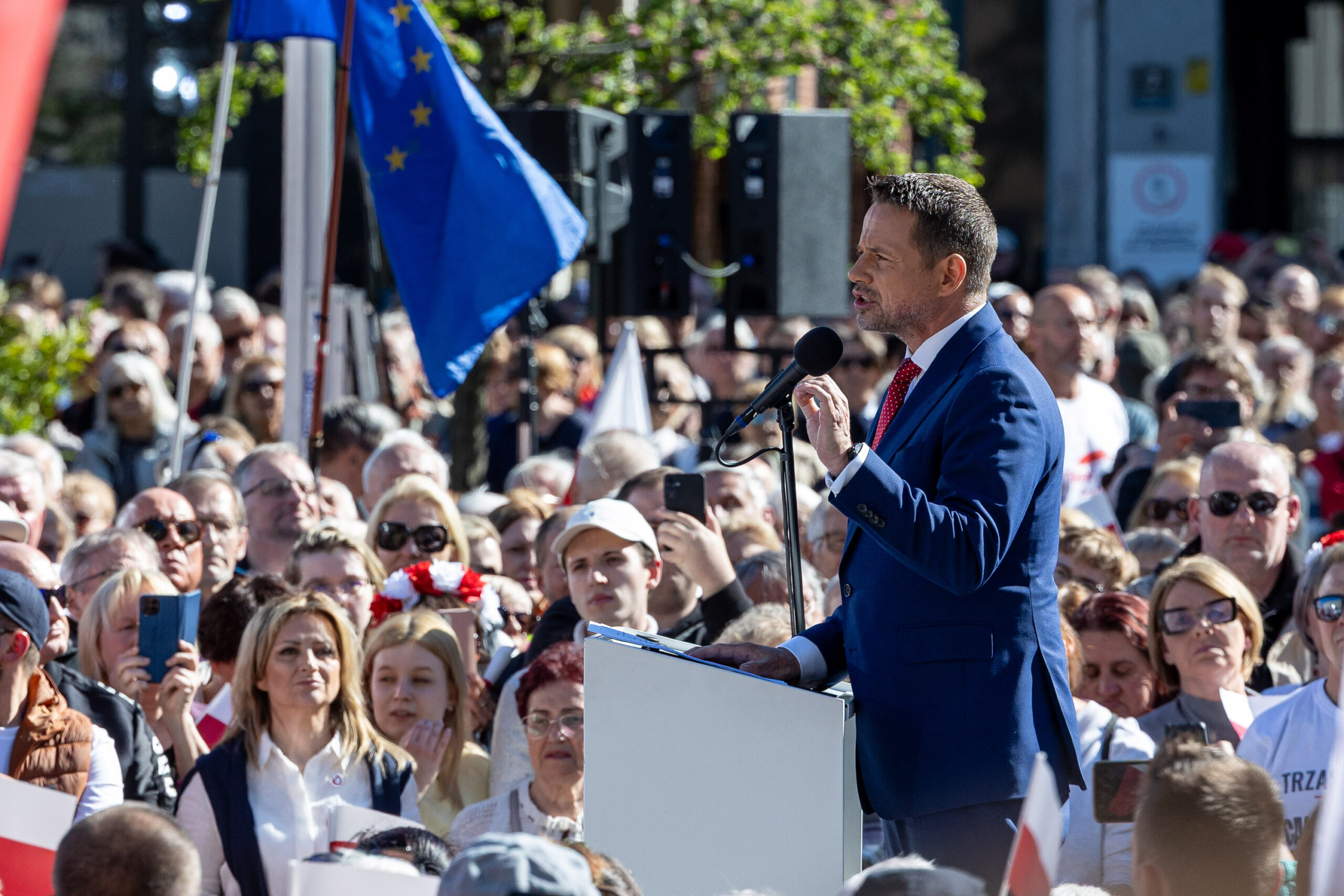 Trzykrotna przewaga Trzaskowskiego nad Nawrockim w Poznaniu. A jak wypadł Mentzen?