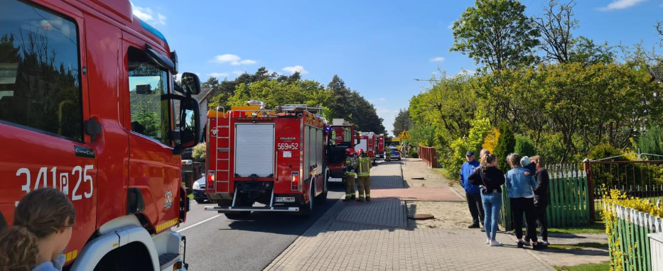 Sam ugasił pożar i jest ranny. Mogło dojść do tragedii