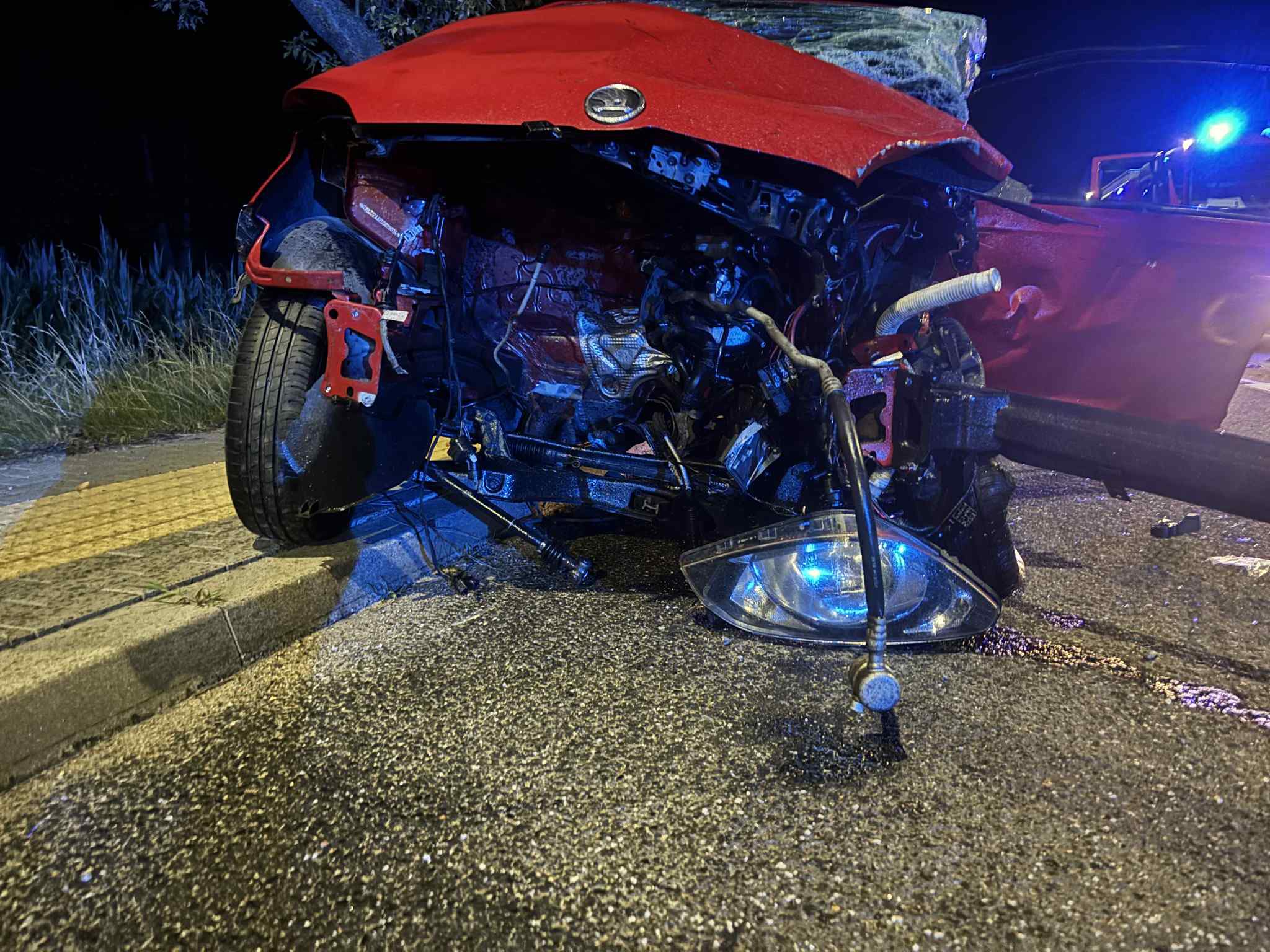 Wymusiła pierwszeństwo i trafiła do szpitala. Wypadek na DK11