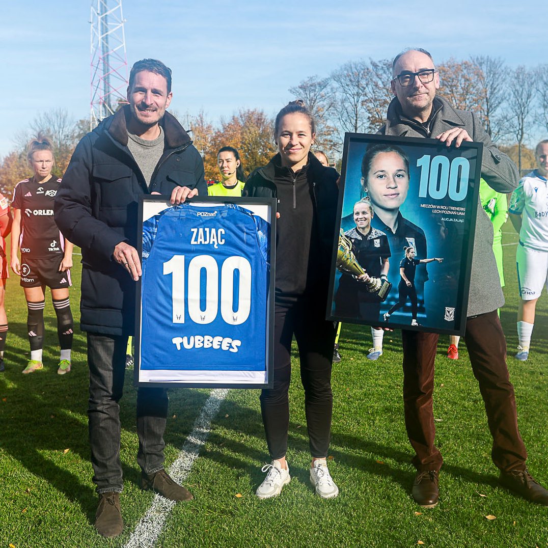 100 mecz w barwach Lecha Poznań. Zawodniczki sprezentowały trenerce zwycięstwo