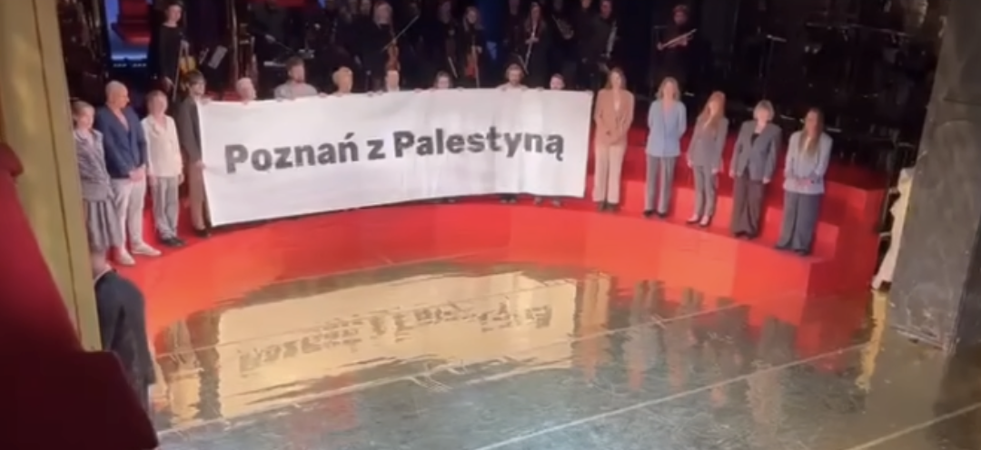 Poznański Teatr Polski z gestem solidarności z Palestyną podczas jubileuszowego spektaklu
