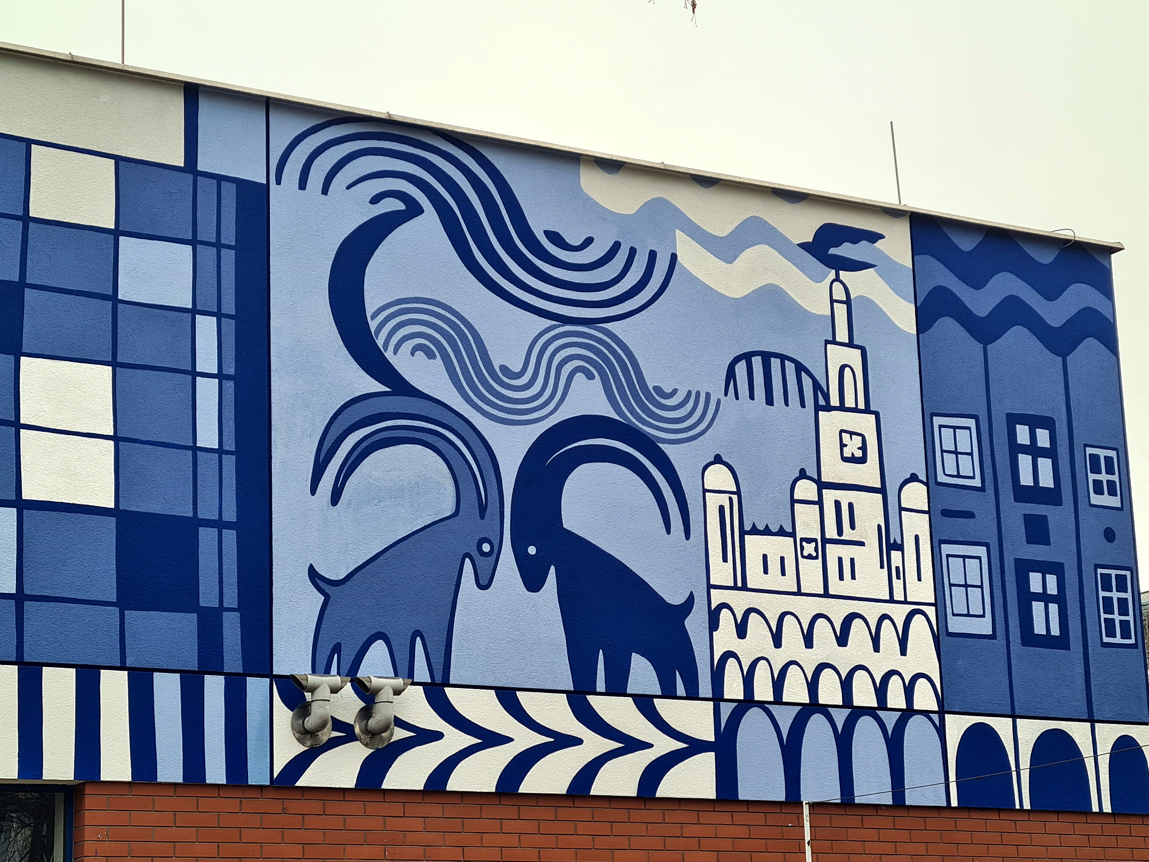 Aquanet zaszalał. Mural na całej elewacji budynku [ZDJĘCIA]