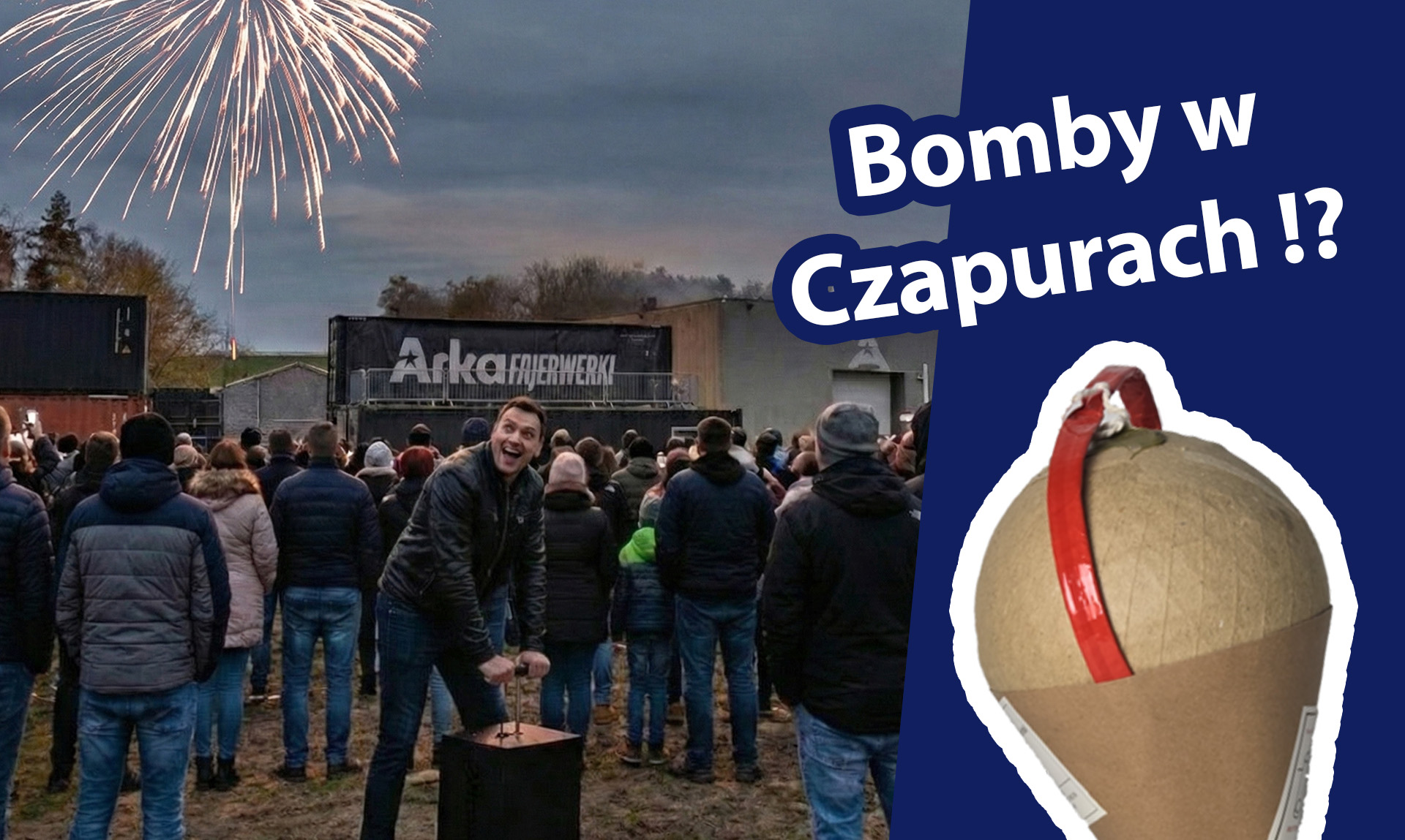 Sprawdziliśmy gdzie fajerwerki się opłacają i natknęliśmy na punkt w Czapurach oferujący bomby pirotechniczne?!
