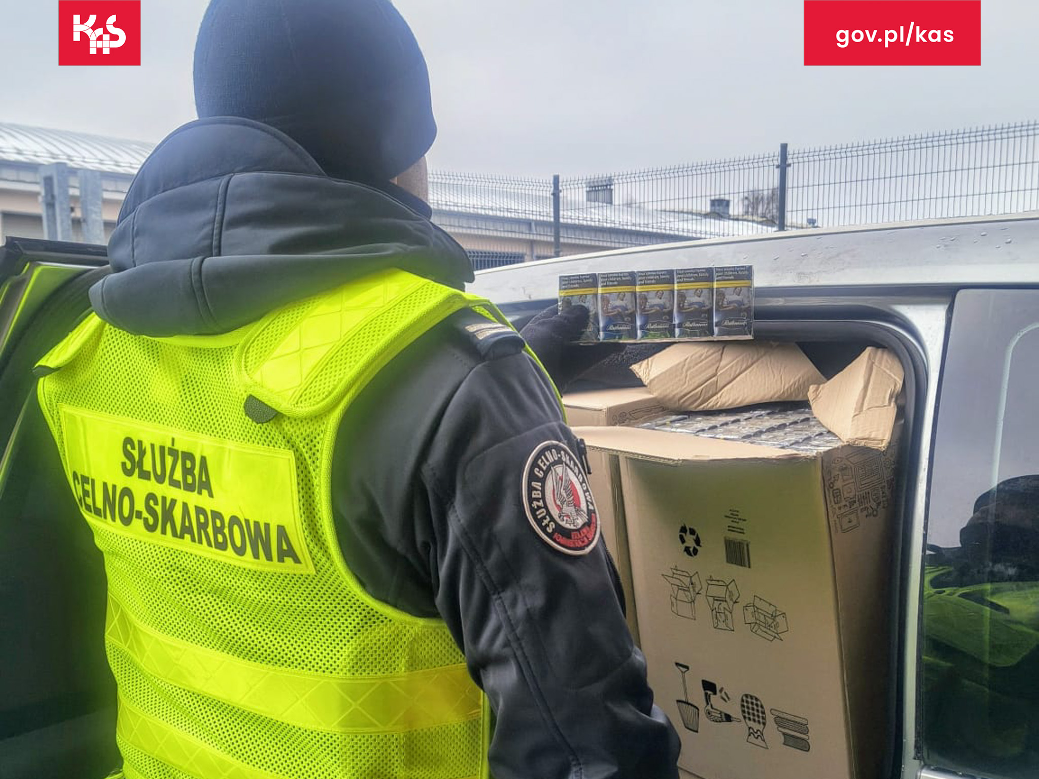 Lewe papierosy na autostradzie