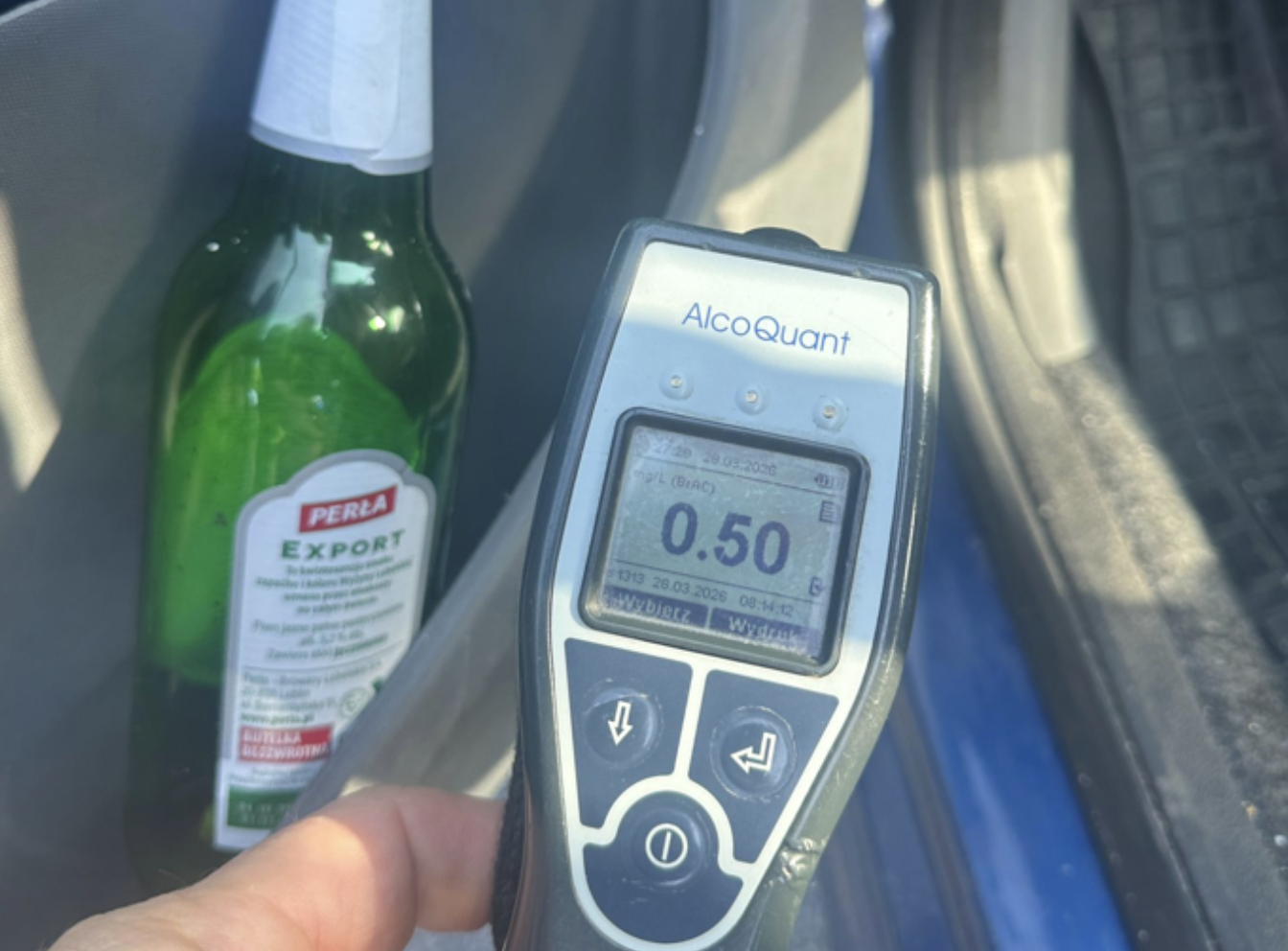 Nietrzeźwy Gruzin zatrzymany pod Poznaniem. Czeka go deportacja z Polski