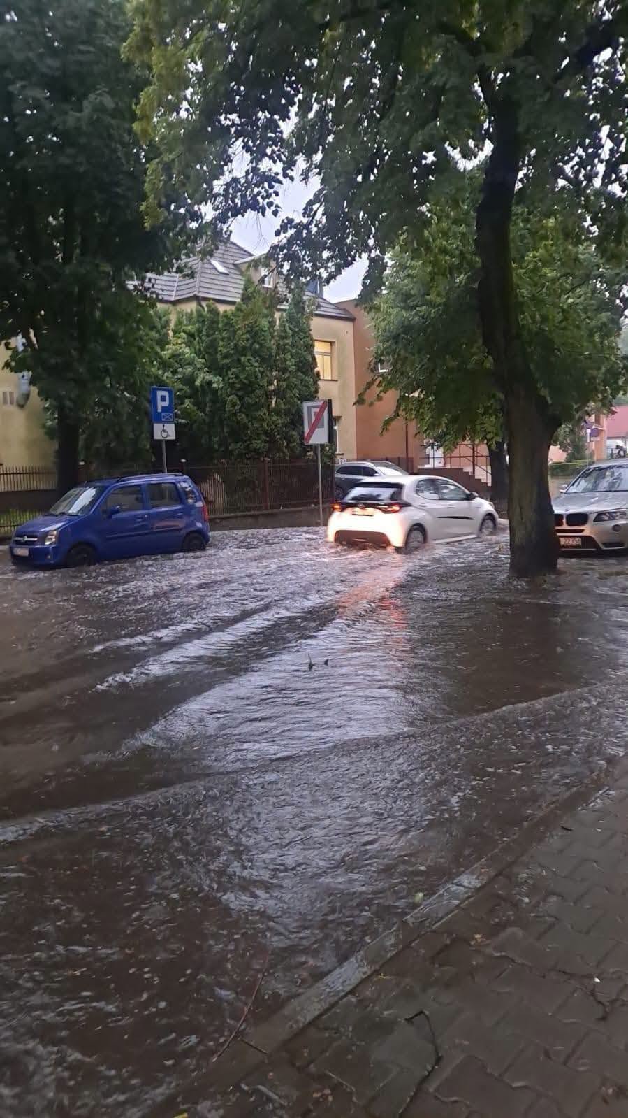 Burze nad Wielkopolską. Ulice jak rzeki