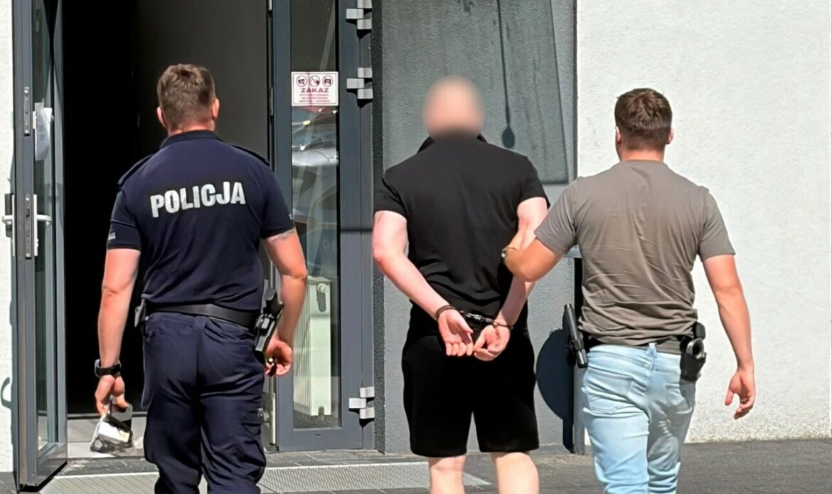 Szukały go trzy sądy (fot. KMP w Poznaniu)